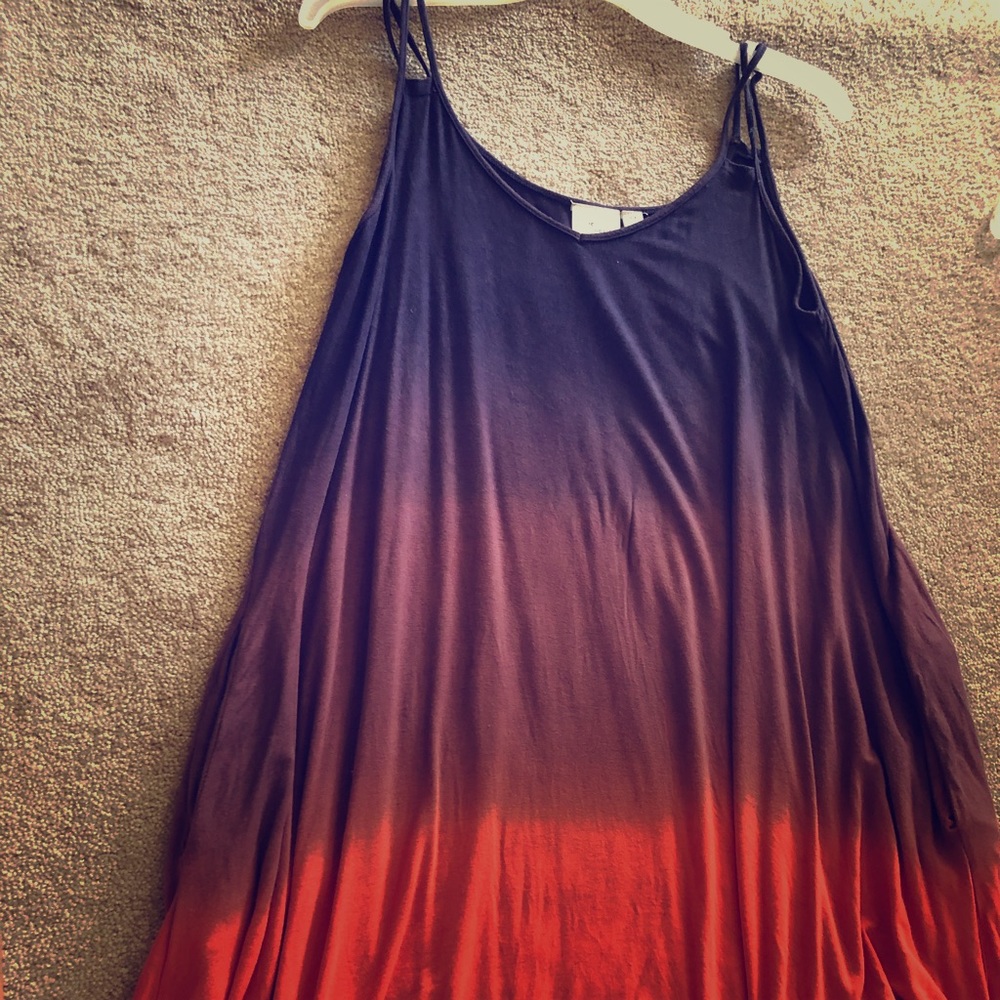 Flowy jersey dress with pockets